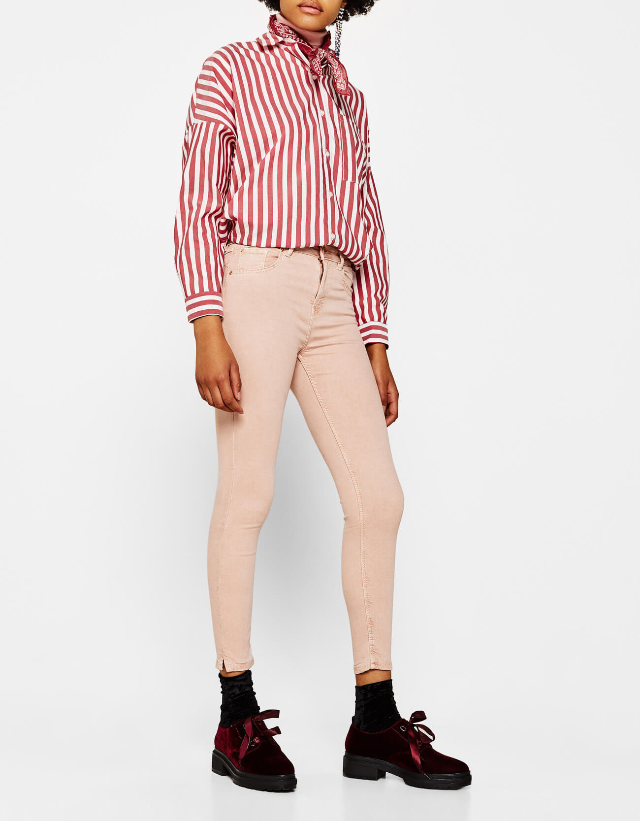 Skinny mid-rise trousers - Image 12